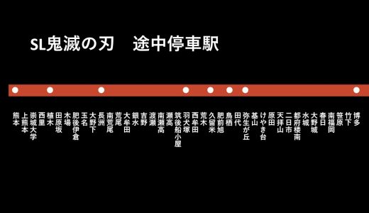 【迷列車で行こう】　SL鬼滅の刃 運行開始　時刻表が分からないのでアプリやSNS使用して追っかけてみた。