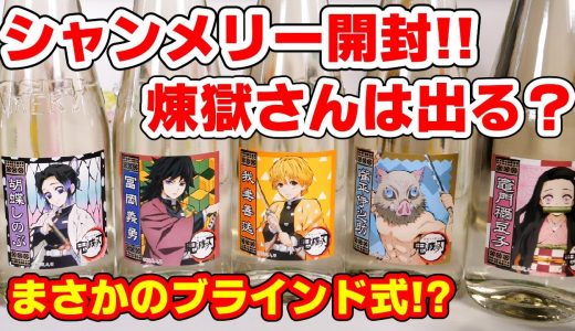 【鬼滅の刃】シャンメリー１０本開封！まさかのブラインド商品で煉獄さんは出る？